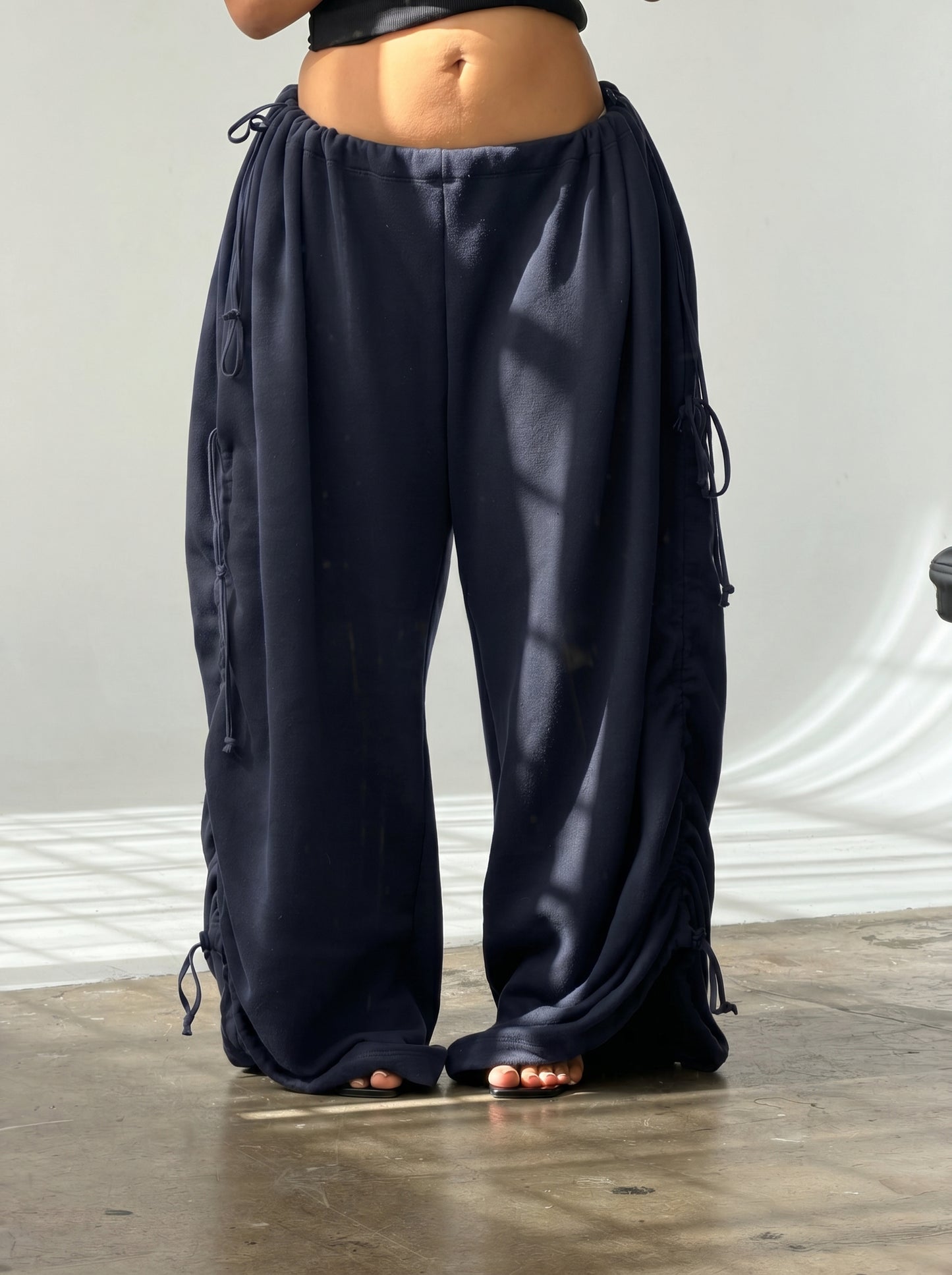 CHERRY PANS — One-Size Drape-Fit Parachute Pants