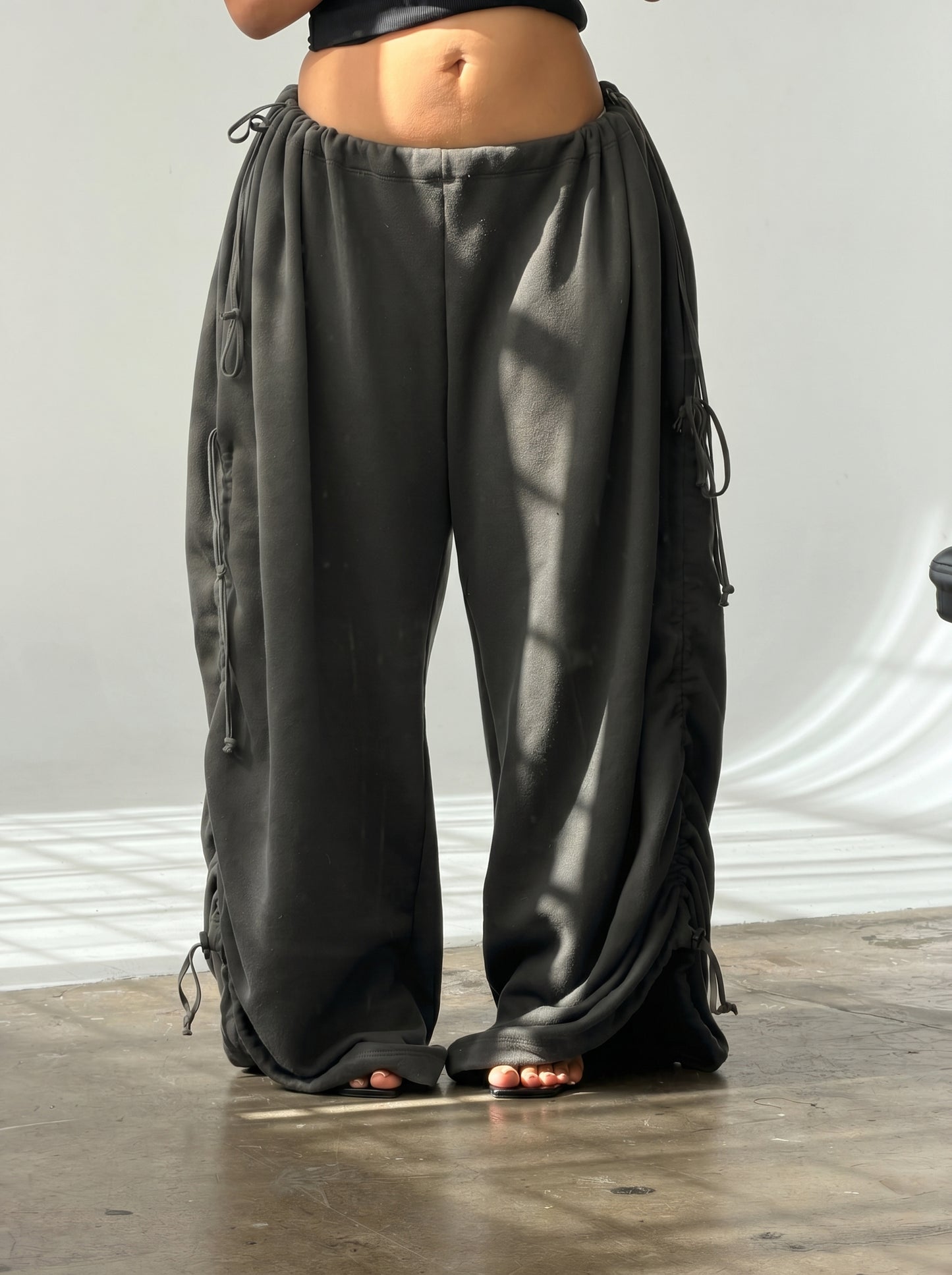 CHERRY PANS — One-Size Drape-Fit Parachute Pants