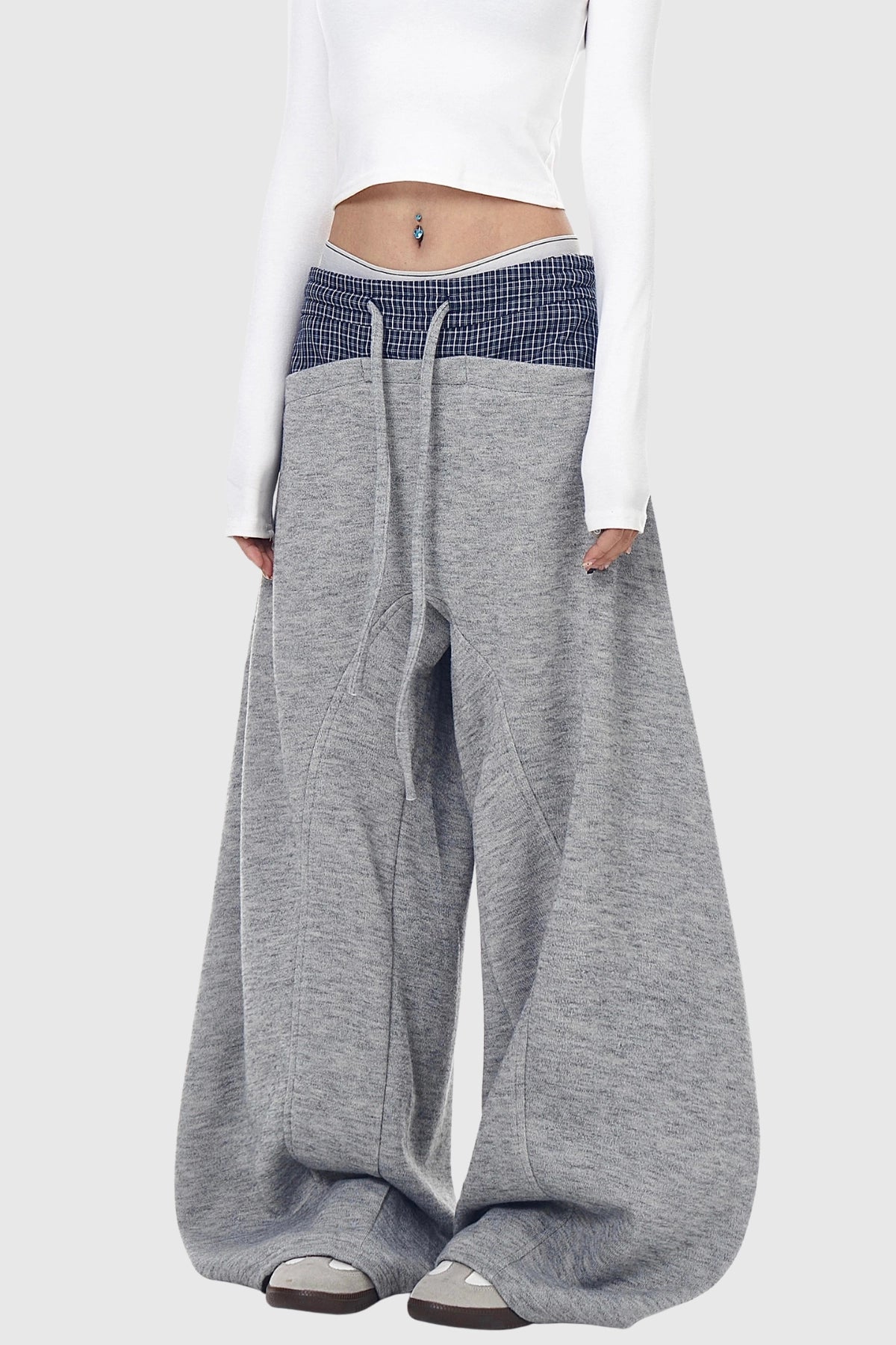 Emmaline Deconstruct Grid Pants