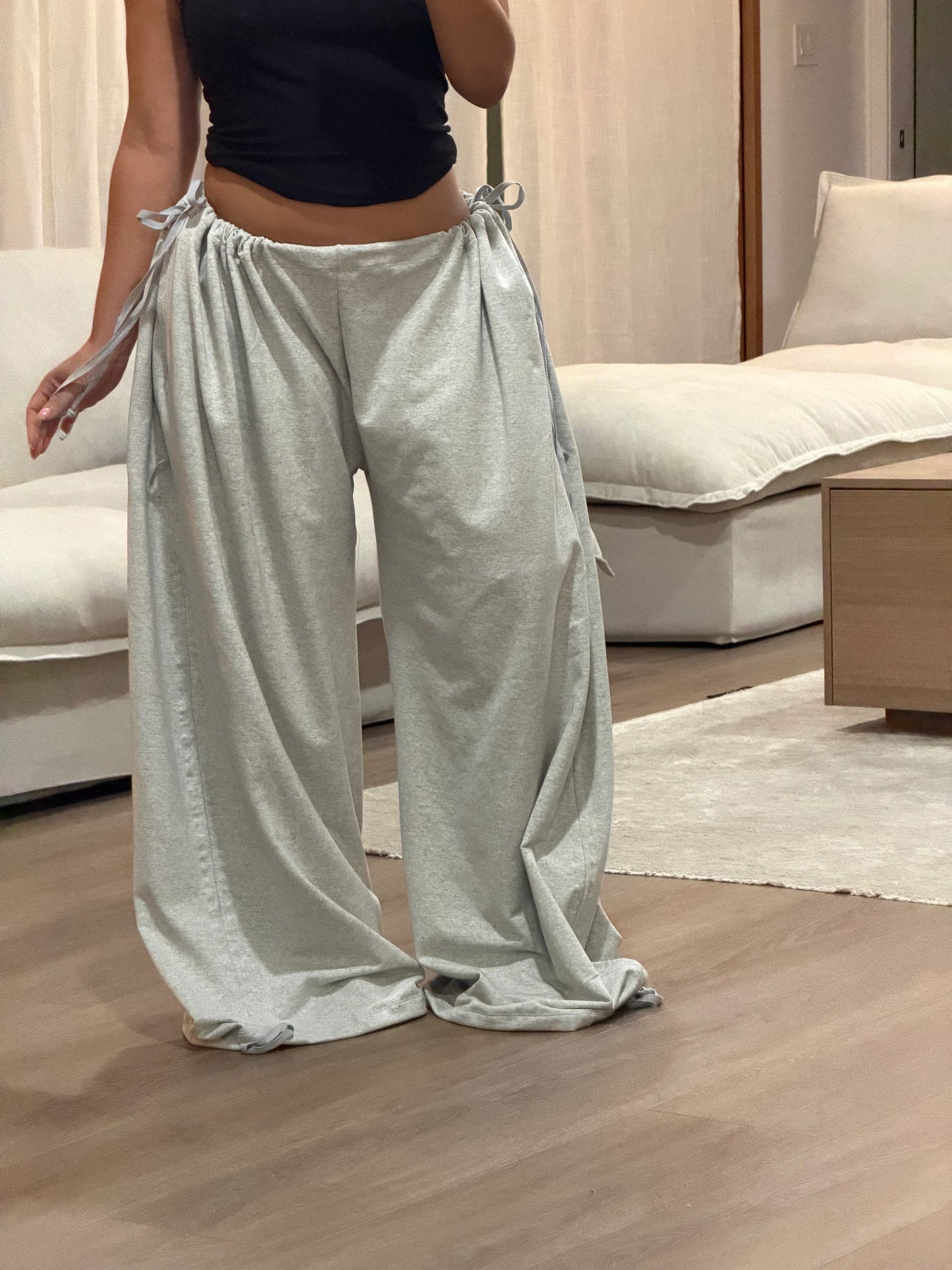 CHERRY PANS — One-Size Drape-Fit Parachute Pants