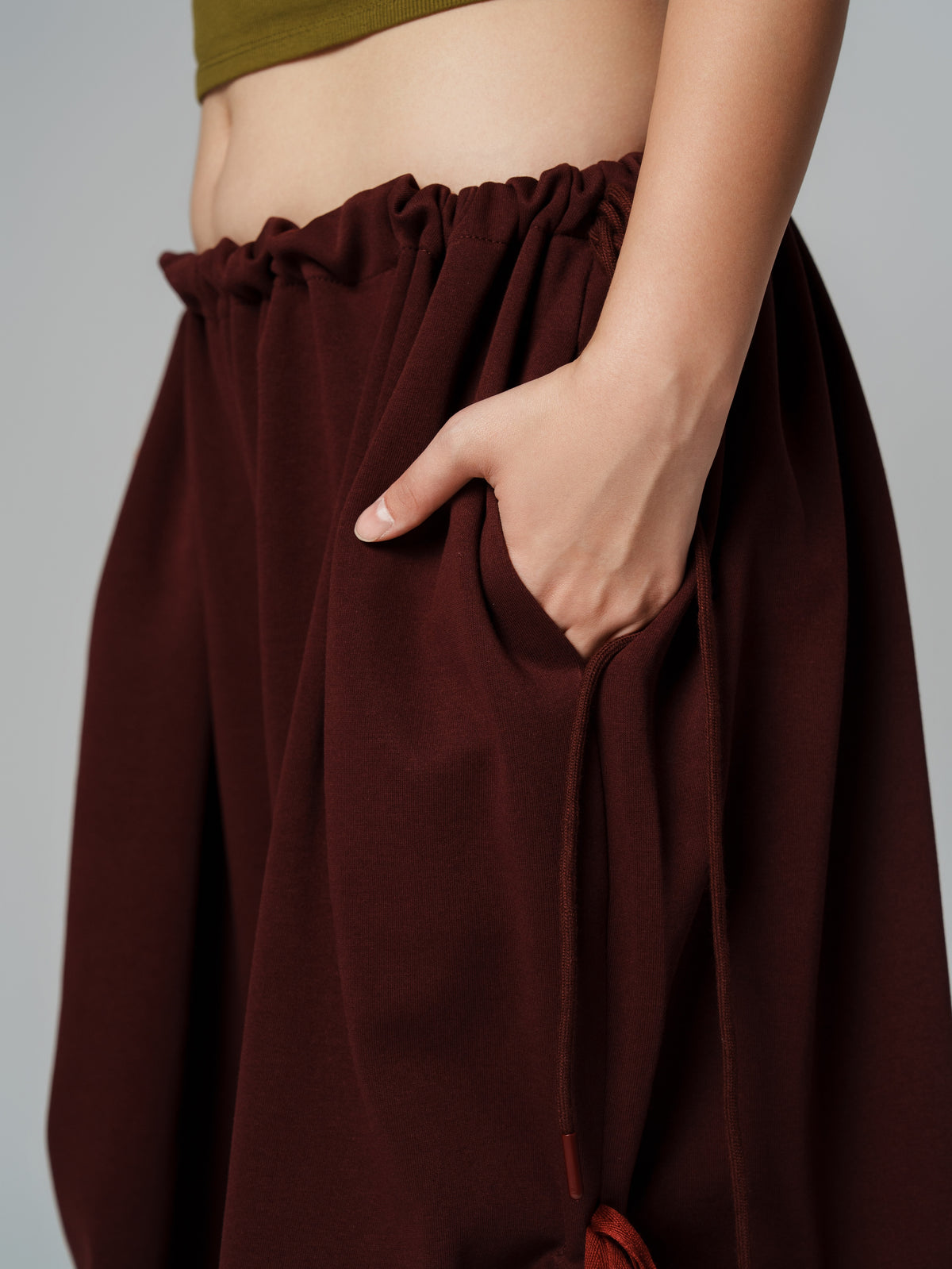 Infinity Pant Burgundy | color:Burgundy