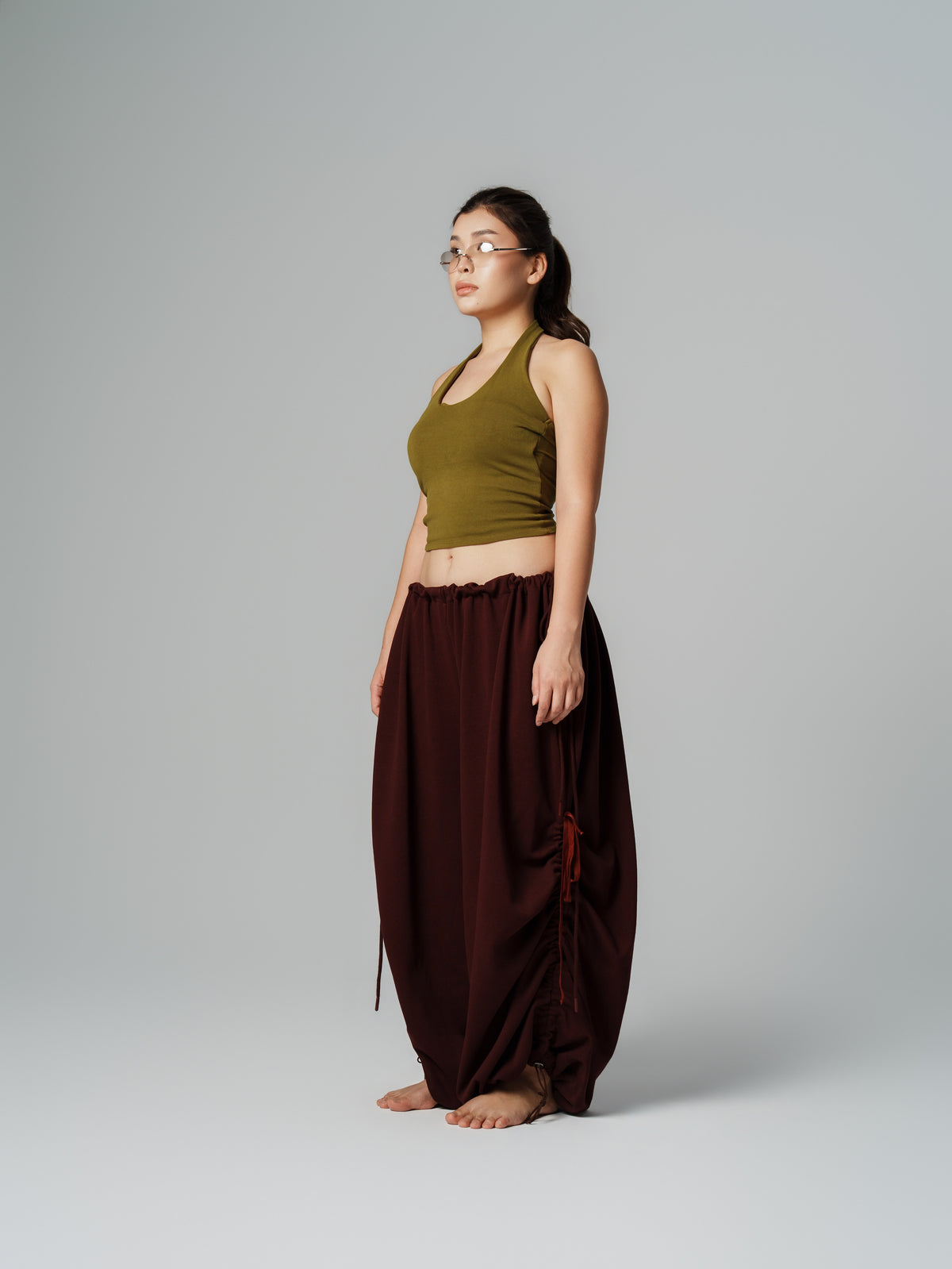 Infinity Pant Burgundy | color:Burgundy