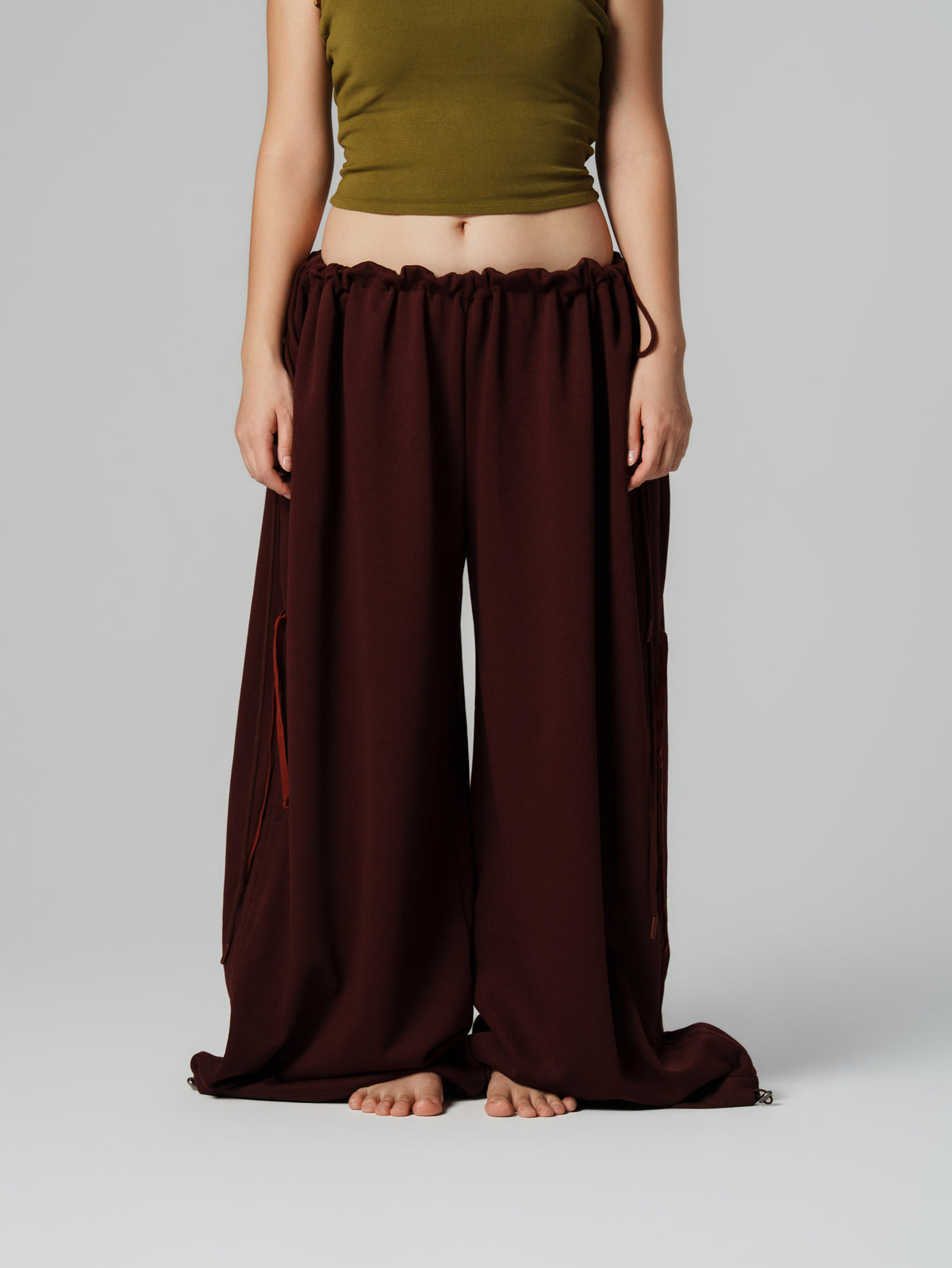 Infinity Pant Burgundy | color:Burgundy