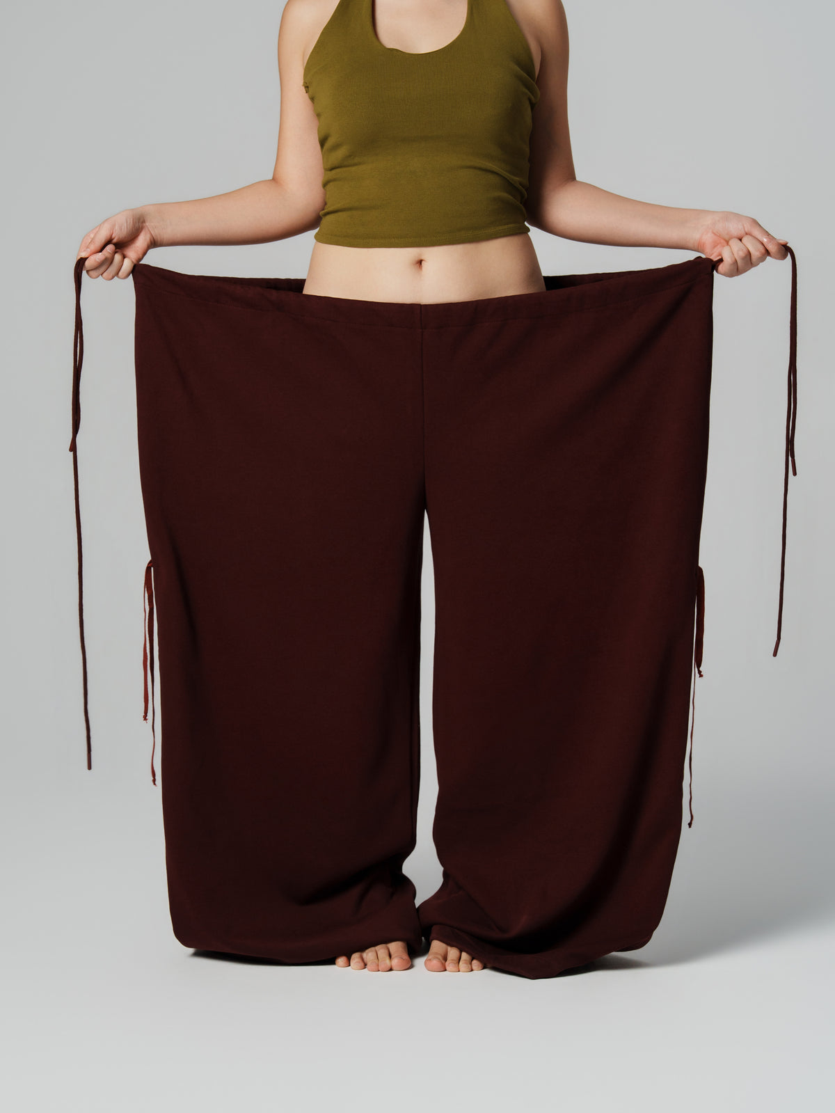 Infinity Pant Burgundy | color:Burgundy