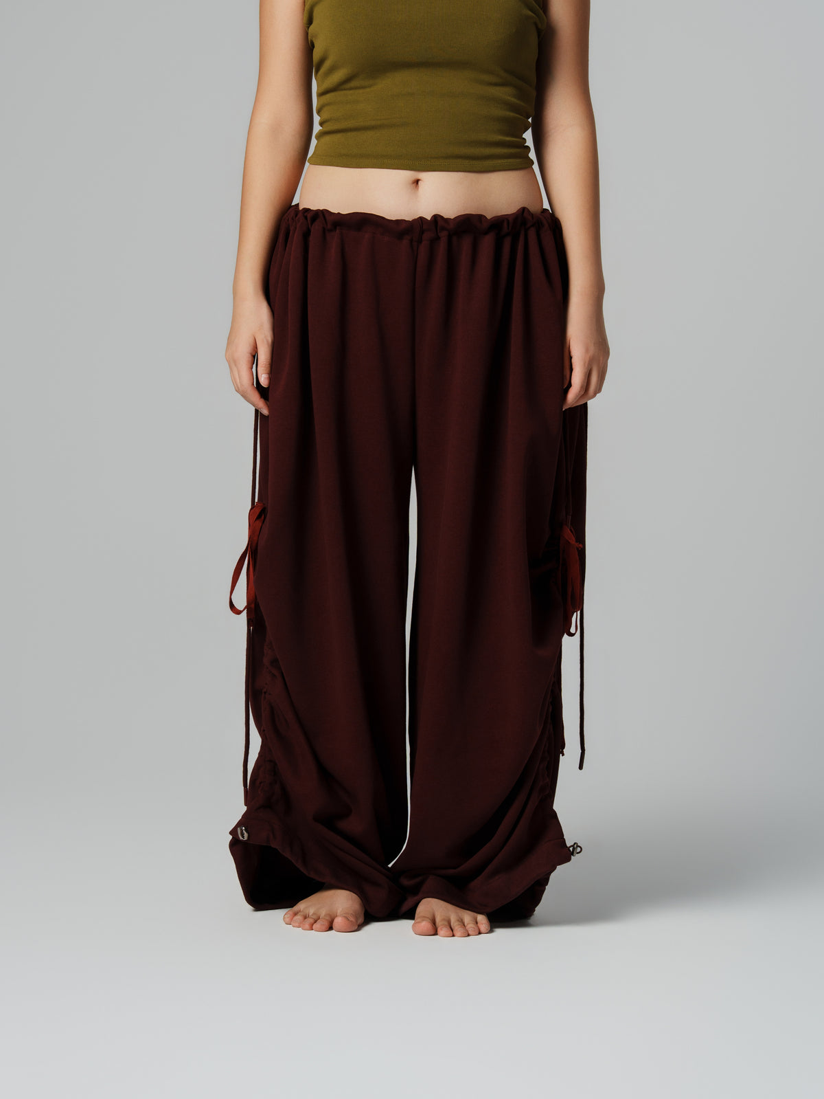 Infinity Pant Burgundy | color:Burgundy